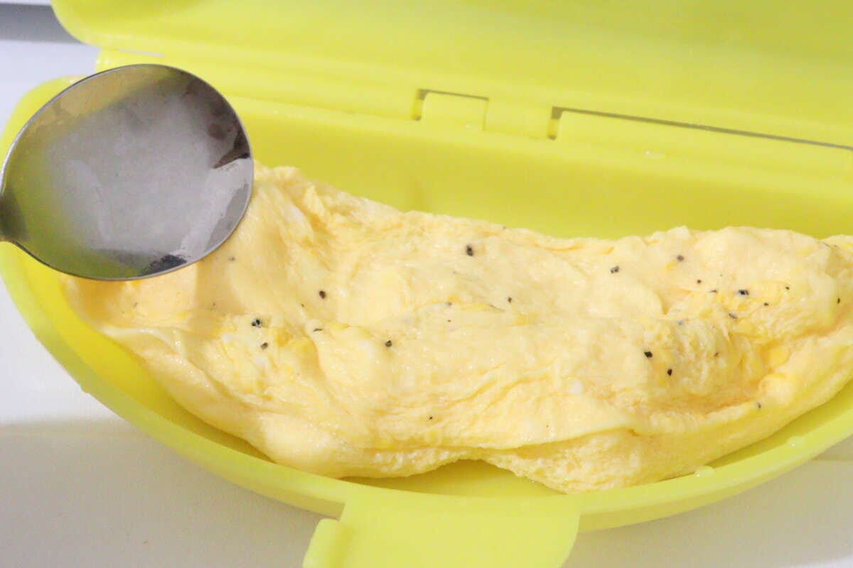 レンジで簡単！オムレツ　完成