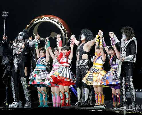 ももクロ×KISS、待望の初共演が実現 3万5000人熱狂