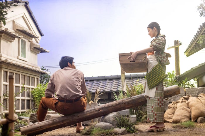 中沢元紀、今田美桜「あんぱん」第15話(C)NHK