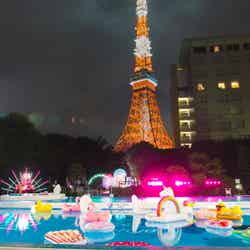 2022年のナイトプールの様子/提供画像