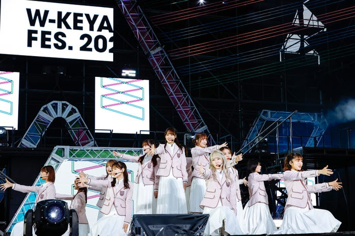 櫻坂46/「W-KEYAKI FES. 2022」より(提供写真)
