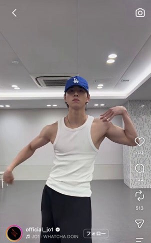 JO1公式Instagramより