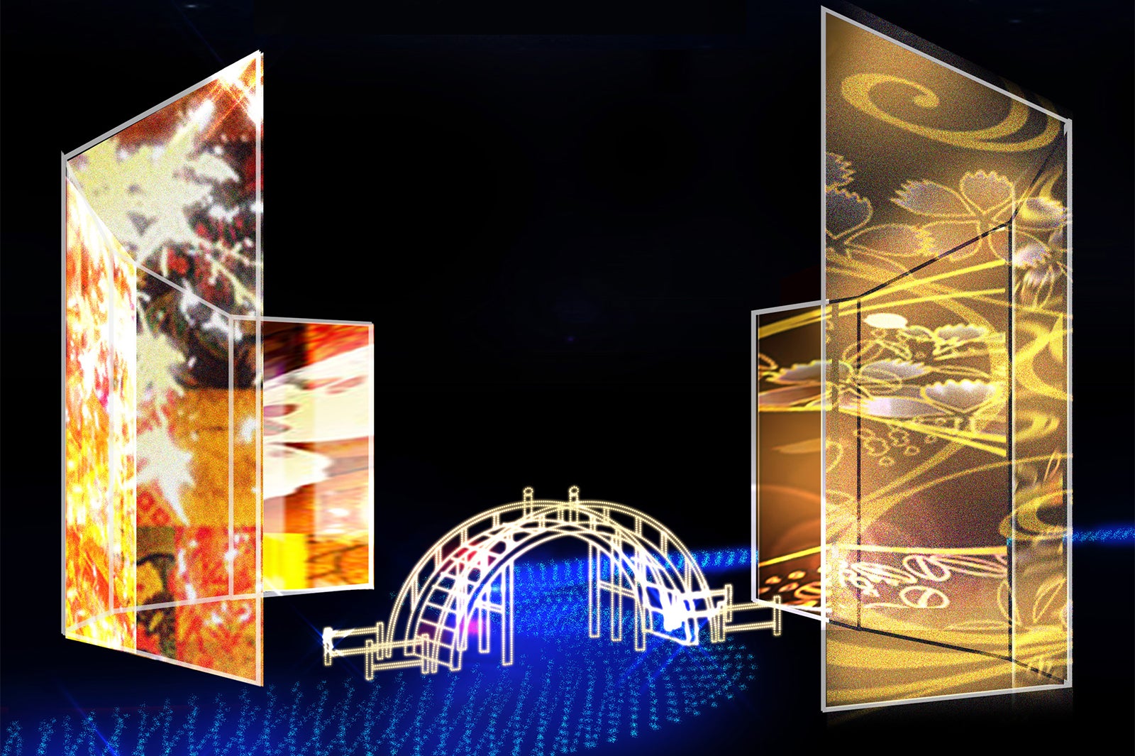 イルミネーションイメージ／画像提供：大阪城イルミナージュ実行委員会