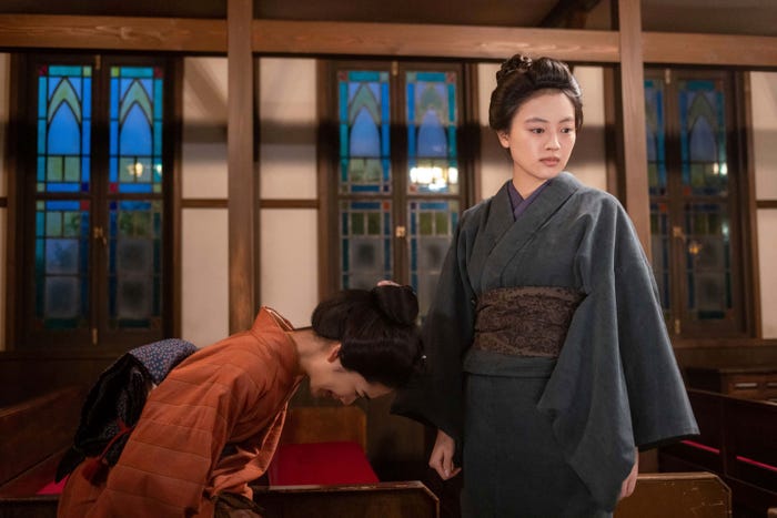 見上愛、上坂樹里「風、薫る」第10話(C)NHK