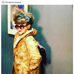 黒柳徹子のインスタが楽しそうで素敵 お気に入りの帯をコートにリメイク／Instagramより