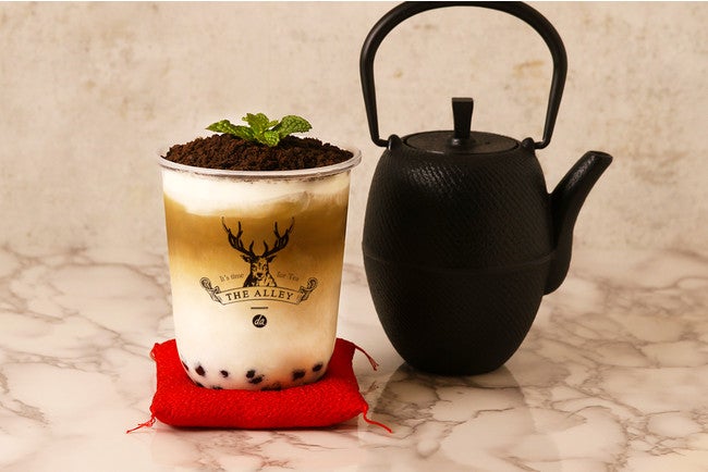 盆栽ほうじ茶タピオカラテ／画像提供：ポトマック