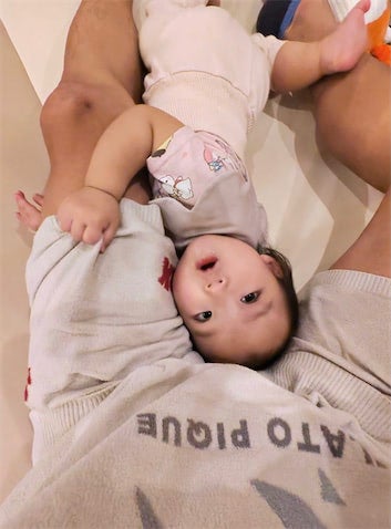 杉浦太陽、AIグラスで次女・夢空ちゃんの“パパ目線”ショット公開「いままで撮れなかった仕草や表情」に大喜び