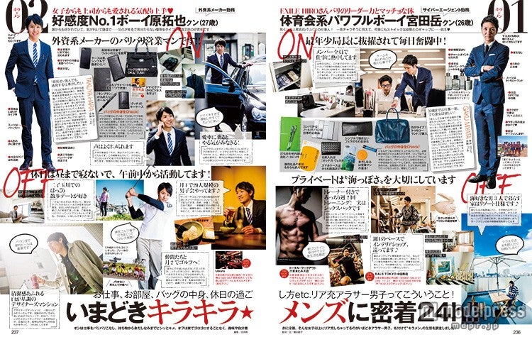 キラメンに密着／「andGIRL」6月号より（画像提供：エムオン・エンタテインメント）