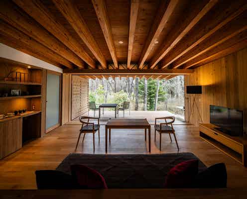 栃木にフレンチと水庭を愉しむホテル「那須 無垢の音」建築美が光るスイートヴィラ全15室
