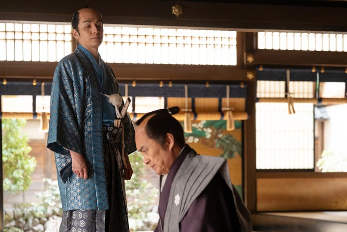 生田斗真、渡辺謙「べらぼう~蔦重栄華乃夢噺~」第20話(C)NHK