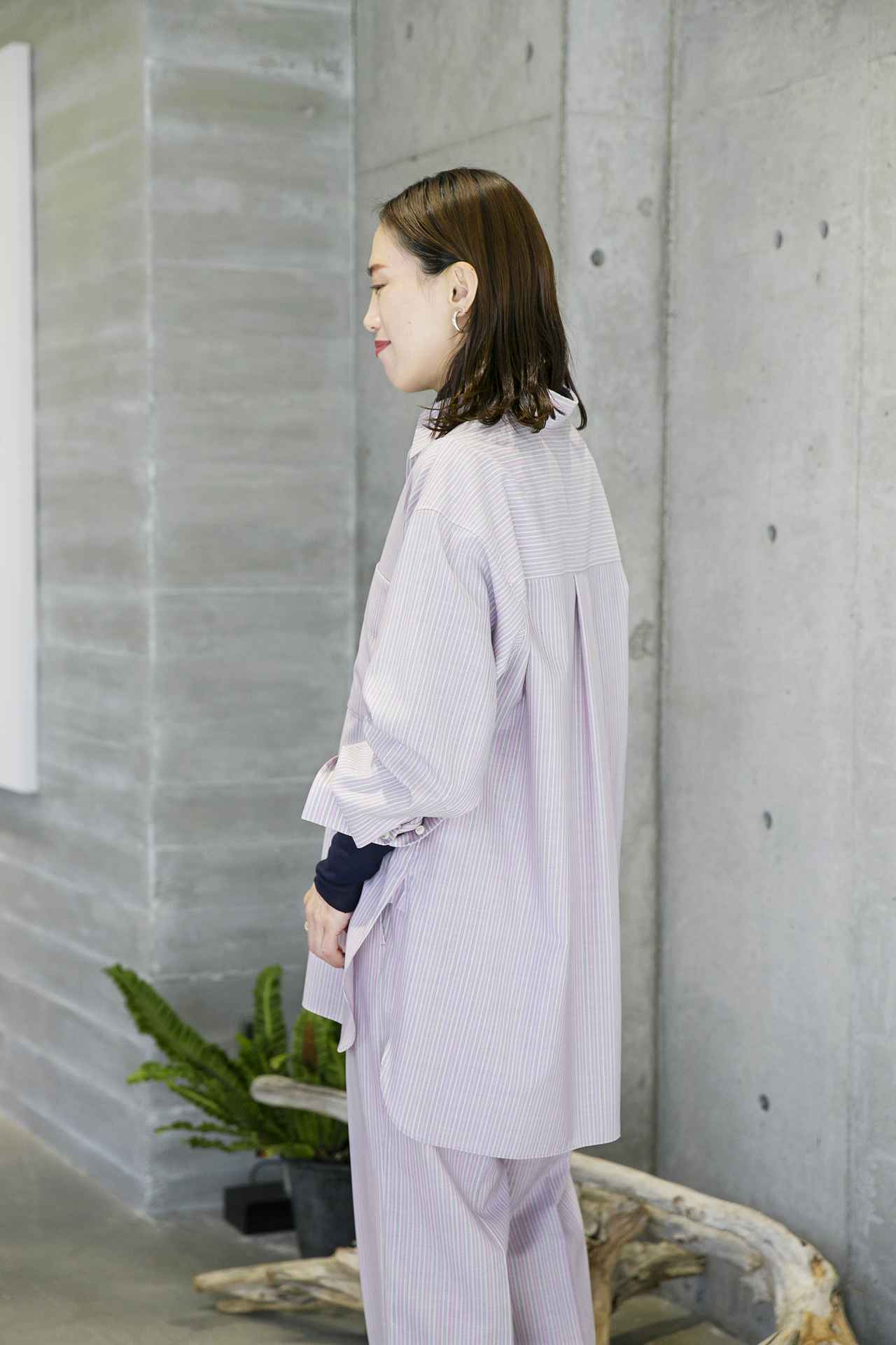 chaos コットンニットセットアップ チャコール】ピールコットンニット