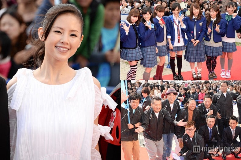 NMB48、小西真奈美らが華やかに登場　人気芸人が集結「沖縄国際映画祭レッドカーペット」＜写真特集＞