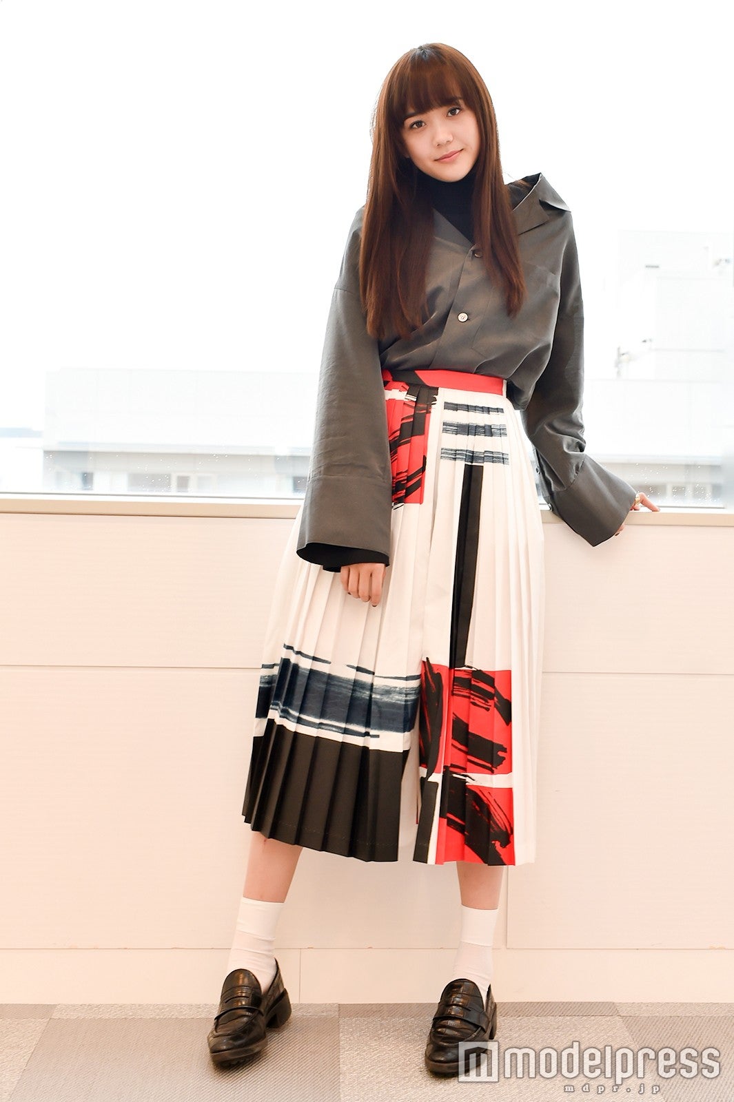 モードを取り入れた私服／松井愛莉（C）モデルプレス