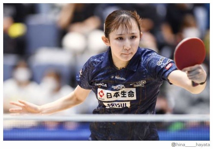 早田ひな選手Instagramより