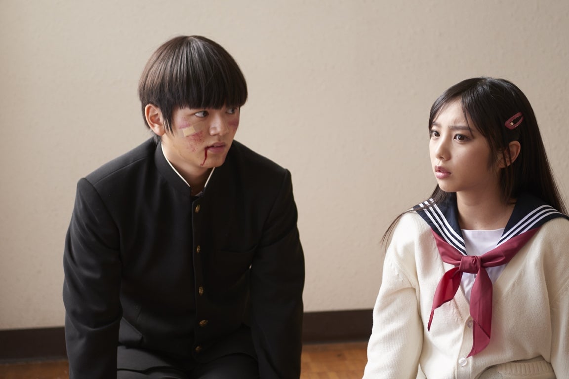 濱田龍臣、与田祐希／「モブサイコ100」最終話より（C）ONE・小学館／ドラマ「モブサイコ100」製作委員会