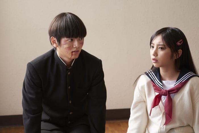 濱田龍臣、与田祐希/「モブサイコ100」最終話より(C)ONE・小学館/ドラマ「モブサイコ100」製作委員会