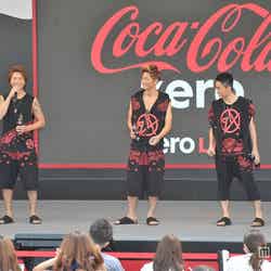 「コカ・コーラゼロ×EXILE新TVCM発表イベント」に参加したEXILEのTETSUYA
