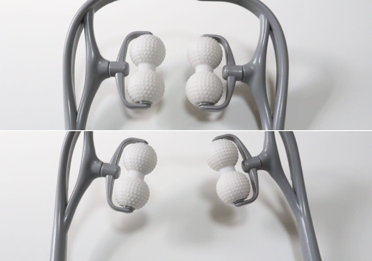 ネックほぐしローラー　開き具合