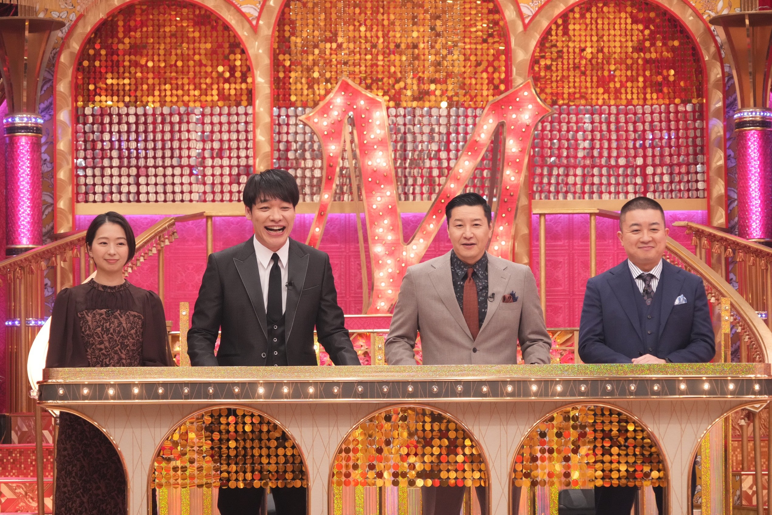 小室瑛莉子アナウンサー、川島明、チョコレートプラネット（C）フジテレビ