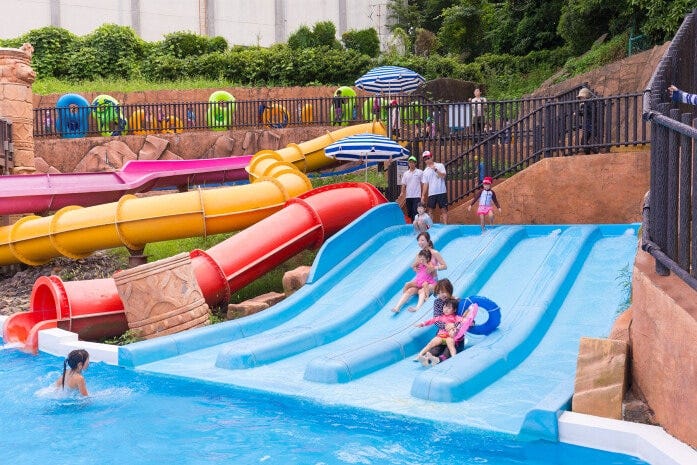 幼児向けの4連スライダー「スベ4ブルー」【制限】2歳以上