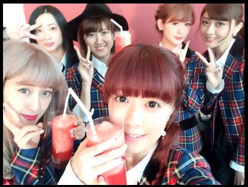 メンバーが絶賛したスイカジュース／清水佐紀オフィシャルブログ（Ameba）より