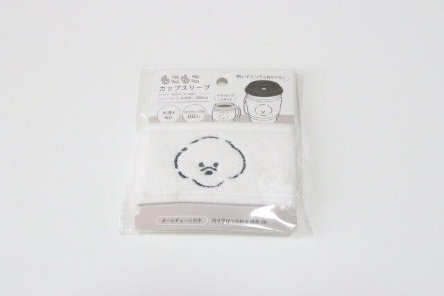 セリア もこもこカップスリーブ パッケージ セリア もこもこカップスリーブ パッケージ