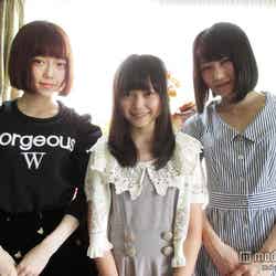 AKB48、ドラフト指名候補生を家庭訪問／左より：島崎遥香、樋渡結依、横山由依（C）AKS【モデルプレス】