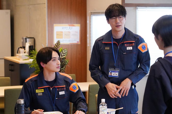 一ノ瀬颯、前原滉「119エマージェンシーコール 」第1話(C)フジテレビ