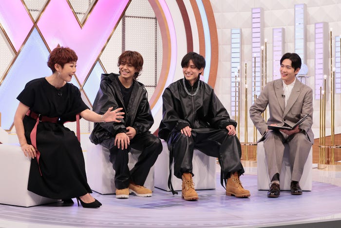 有働由美子、高橋海人、永瀬廉、松下洸平(C)日本テレビ