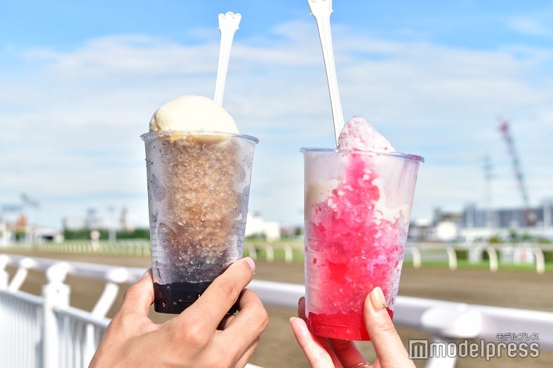 遊び疲れたらひんやりスイーツで一休み。熱中症対策はしっかりと！