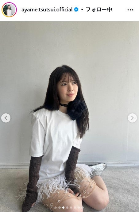 筒井あやめInstagramより