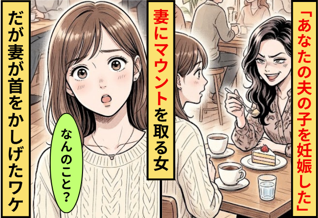 「あなたの夫の子を妊娠した」妻にマウントを取る女！だが「なんのこと？」妻が首をかしげたワケ