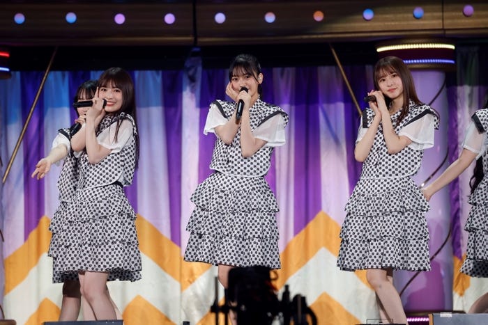 小川彩、奥田いろは、菅原咲月「乃木坂46 11th YEAR BIRTHDAY LIVE」5期生公演の様子(C)乃木坂46LLC