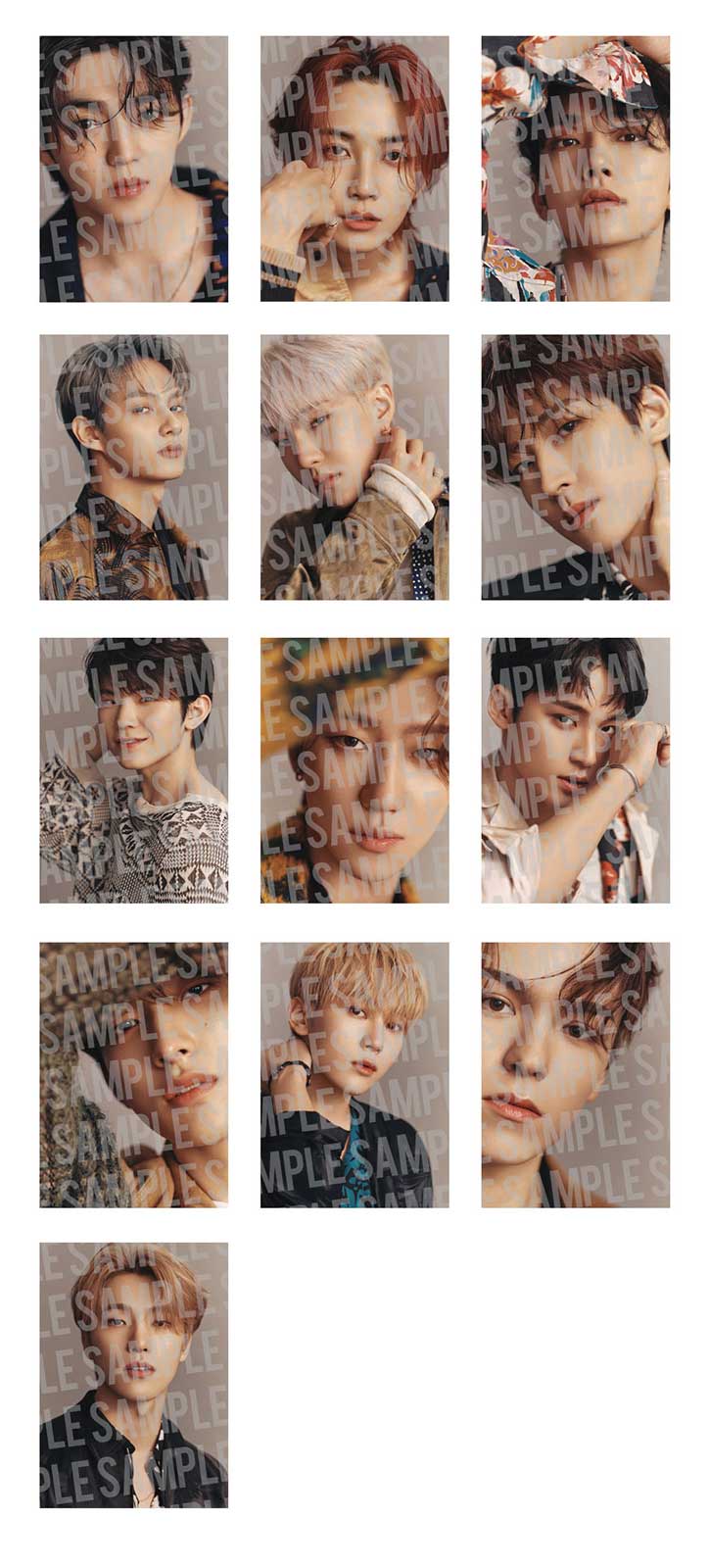 SEVENTEEN ポストカード（画像提供：小学館）