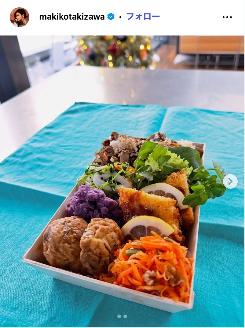 滝沢眞規子Instagramより