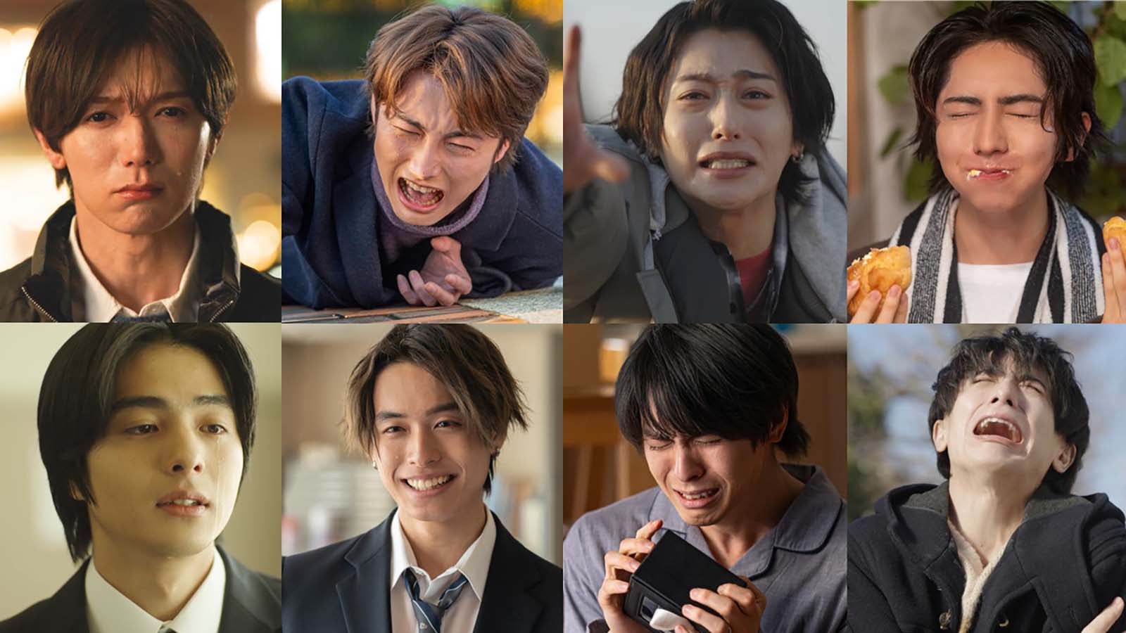 七五三掛龍也・高野洸・ 小西詠斗・長野凌大らが涙 “妄想泣き顔バラエティー”「ギャン泣きくん」放送決定