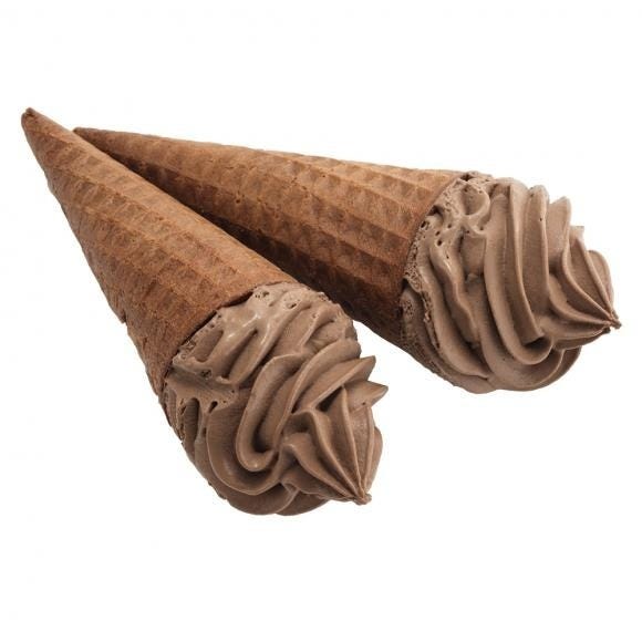 シャトレーゼ　アイス　ベルギーショコラソフト