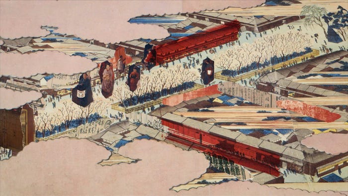 「べらぼう~蔦重栄華乃夢噺~」タイトルバック(C)NHK