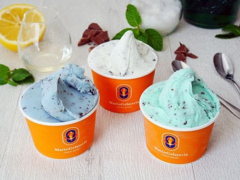 3種のチョコミントジェラート／画像提供：フェディー