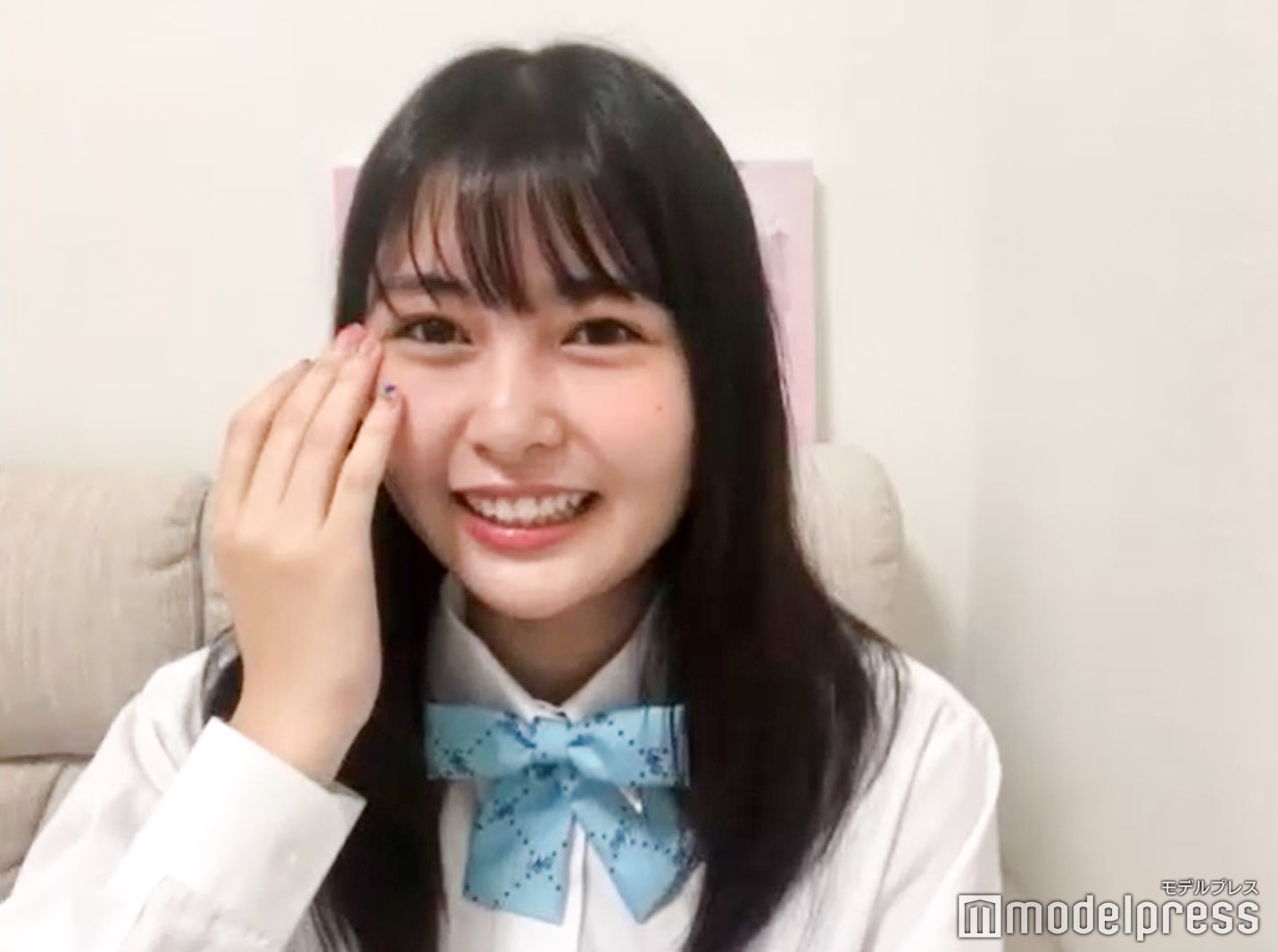 頓知気さきな／リモートインタビュー（C）モデルプレス