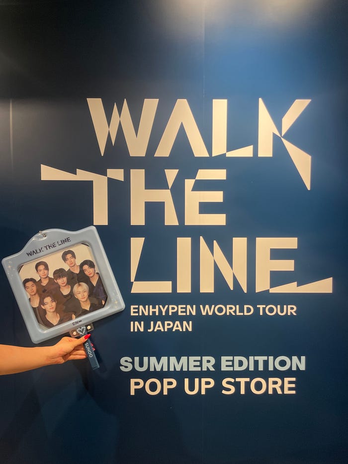 「ENHYPEN WORLD TOUR ‘WALK THE LINE’ IN JAPAN -SUMMER EDITION- POP UP STORE」(P)&(C) BELIFT LAB Inc.