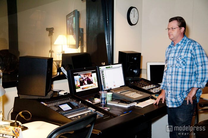 レコーディングブースに潜入!