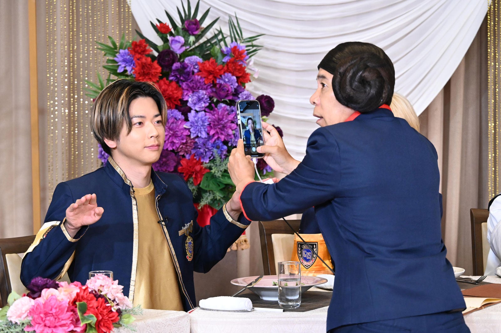 増田貴久、岡村隆史（C）日本テレビ