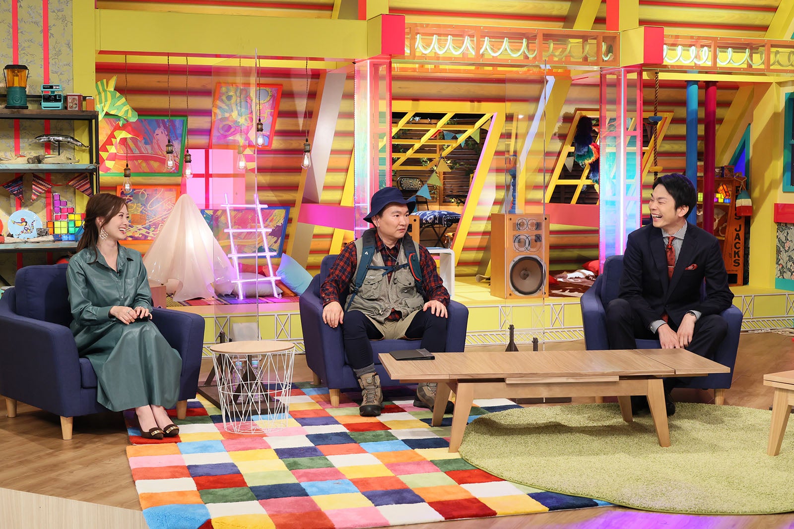 白石麻衣、山内健司、濱家隆一（C）テレビ朝日