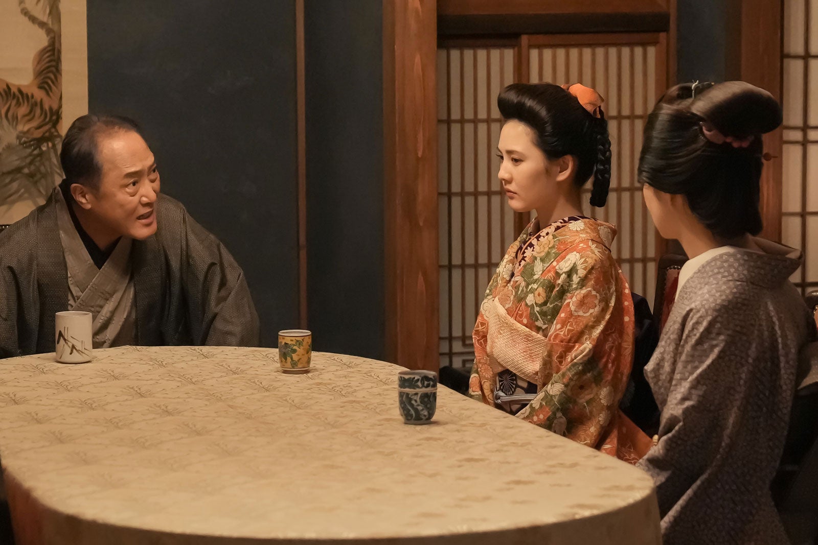 佐野史郎、北香那ら「ばけばけ」第42話（C）NHK