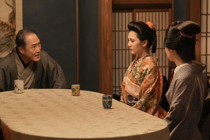 佐野史郎、北香那ら「ばけばけ」第42話(C)NHK