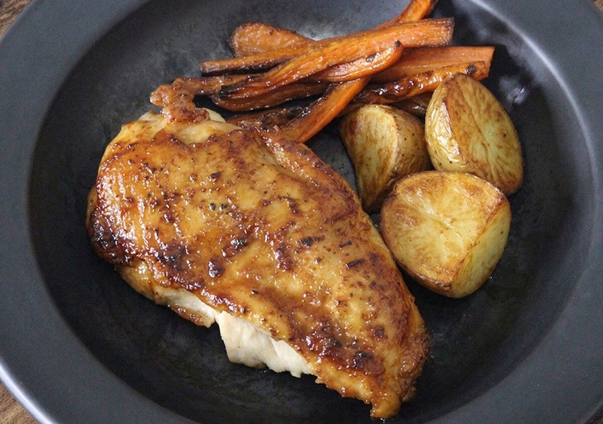 ダイソーのガーリックバター塩こしょうの調理例