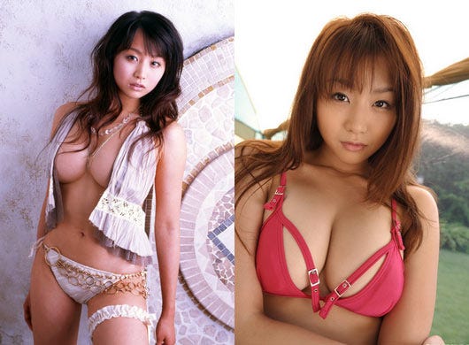 グラビア時代の青島あきな