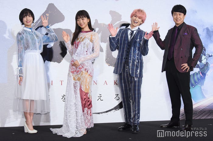 佐倉綾音、三森すずこ、佐久間大介、杉田智和(C)モデルプレス