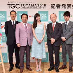 『TGC TOYAMA 2018 by TOKYO GIRLS COLLECTION』開催会見登壇者 （提供画像）